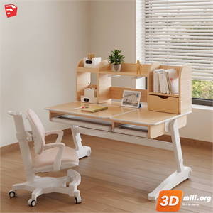 Kid's table and chairs Skp Files 